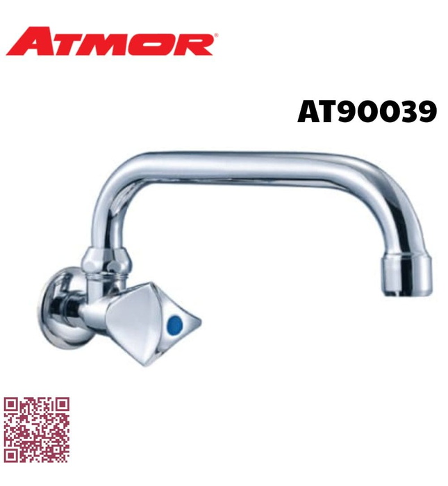 Vòi rửa chén lạnh (âm tường) ATMOR AT90039