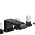 Vòi xả bồn tắm 5 lỗ màu đồng - đá cẩm thạch trắng Kallista P32712-WC-2MB