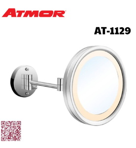 Gương trang điểm treo tường có đèn led Atmor AT-1129