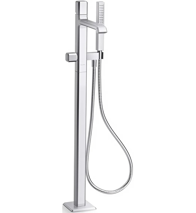 Vòi bồn tắm gắn sàn 1 lỗ cao cấp màu chrome Kallista P32713-00-CP