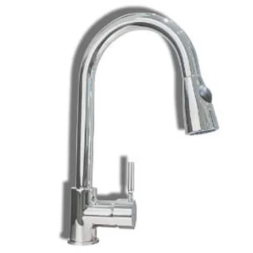 Vòi rửa chén nóng lạnh dây rút ATMOR AT61235