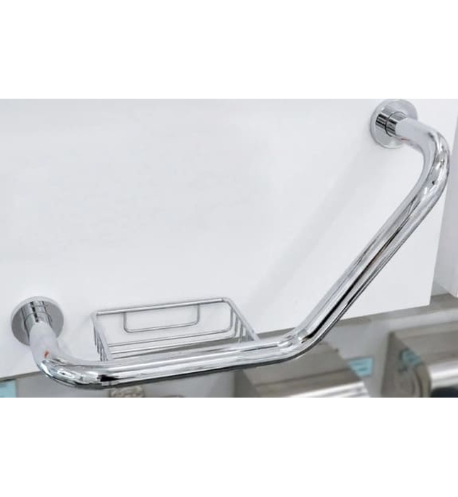 Tay vịn nhà vệ sinh cho người già có khay xà phòng ATMOR 8009