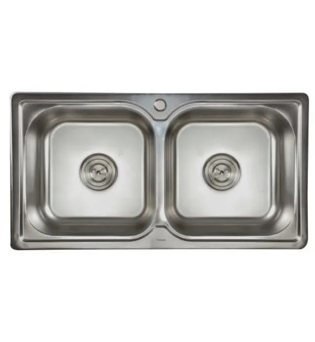 Chậu rửa chén 2 hố 87x46cm ATMOR AT-222 (AT222)