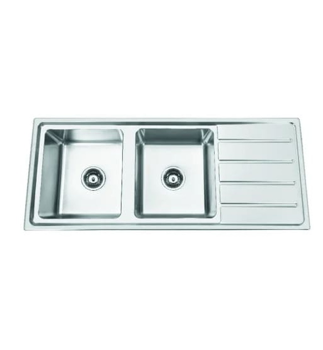 Chậu rửa chén 2 hố 1 bàn ATMOR AT-387C