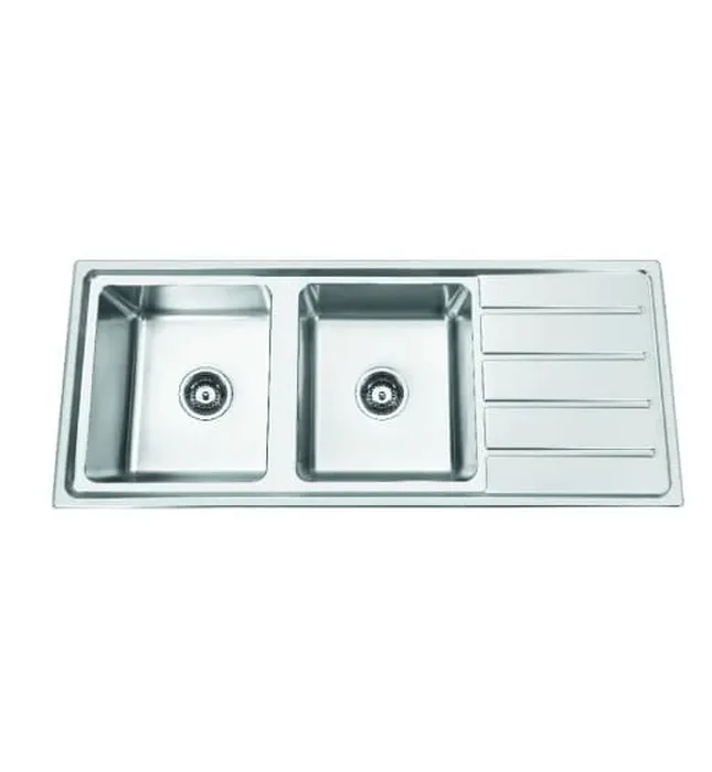 Chậu rửa chén 2 hố 1 bàn ATMOR AT-387C
