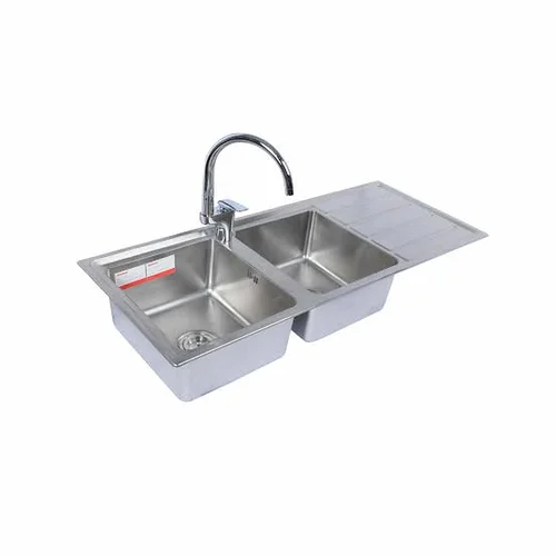 Chậu rửa chén 2 hố 1 bàn ATMOR AT-387C