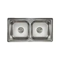 Chậu rửa chén 2 hố 87x46cm ATMOR AT-222 (AT222)
