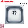 Chậu rửa chén inox 1 hộc ATMOR AT239C