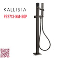 Vòi bồn tắm gắn sàn đá cẩm thạch đen - màu đen Kallista P32713-NM-BGP