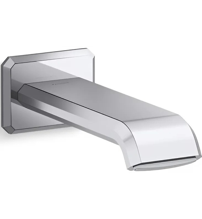 Vòi xả bồn tắm gắn tường màu đồng Kallista P32714-00-BLH