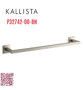 Thanh treo khăn đơn 18" màu nickel Kallista P32742-00-BN