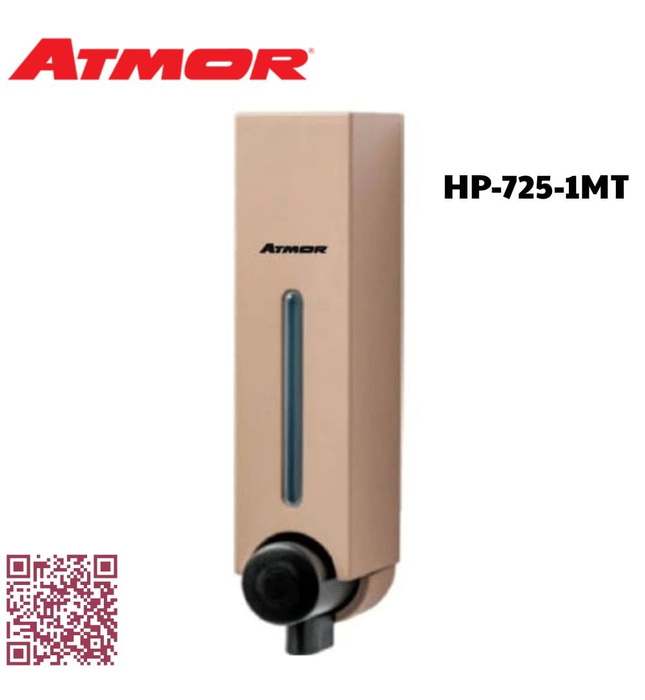 Hộp nhấn xà phòng vàng đồng ATMOR HP-725-1MT