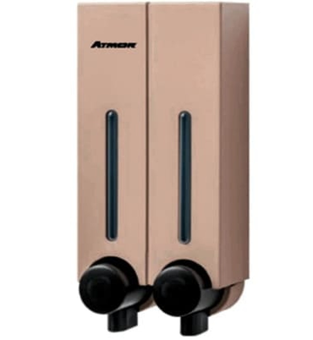 Hộp nhấn xà phòng vàng đồng ATMOR HP-725-2MT