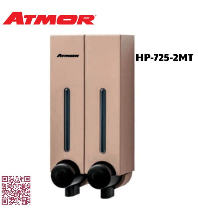 Hộp nhấn xà phòng vàng đồng ATMOR HP-725-2MT
