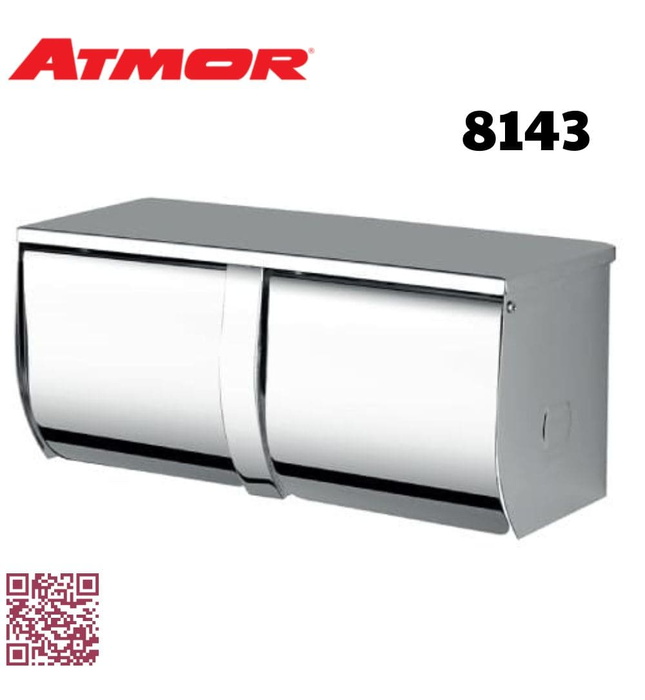 Móc treo giấy vệ sinh đôi ATMOR 8143