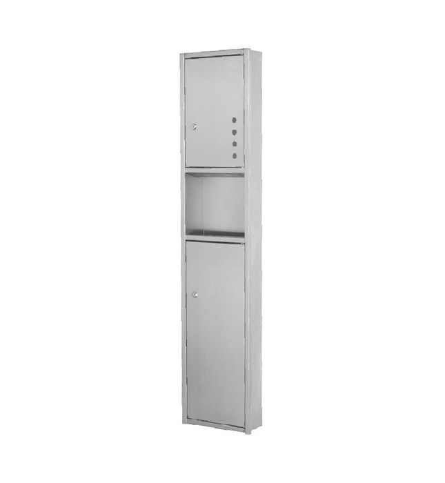 Hộp giấy vệ sinh âm tường inox 304 ATMOR TD-8334S (TD8334S)