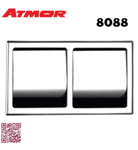 Móc treo giấy vệ sinh đôi âm tường ATMOR 8088