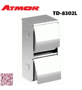 Móc treo giấy vệ sinh đôi ATMOR TD-8302L