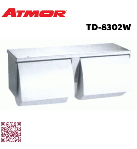 Móc treo giấy vệ sinh đôi ATMOR TD-8302W