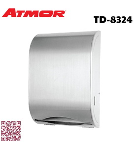 Hộp đựng giấy vệ sinh inox gắn tường ATMOR TD-8324