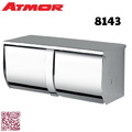 Móc treo giấy vệ sinh đôi ATMOR 8143