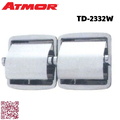 Móc treo giấy vệ sinh đôi âm tường ATMOR TD-2332W (RJ-615)
