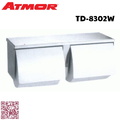 Móc treo giấy vệ sinh đôi ATMOR TD-8302W