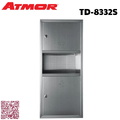 Hộp giấy vệ sinh âm tường inox 304 ATMOR TD-8332S (TD8332S)