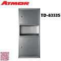Hộp giấy vệ sinh treo tường inox 304 ATMOR TD-8333S (TD8333S)