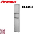 Hộp giấy vệ sinh âm tường inox 304 ATMOR TD-8334S (TD8334S)