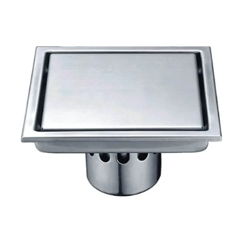 Phễu thoát sàn 10x10cm Ø90 ATMOR AH087-1