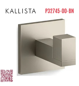 Móc treo tường đơn màu nickel Kallista P32745-00-BN
