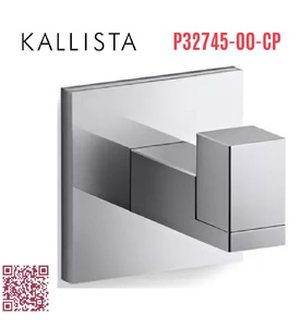 Móc treo tường đơn màu chrome Kallista P32745-00-CP