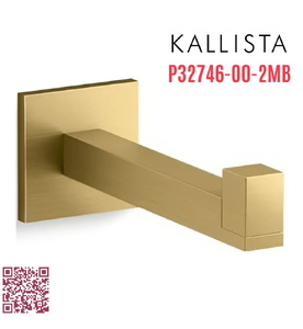 Móc treo giấy vệ sinh màu đồng Kallista P32746-00-2MB