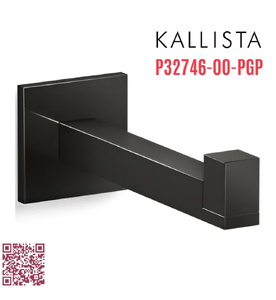 Móc treo giấy vệ sinh màu đen Kallista P32746-00-PGP