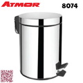 Thùng rác inox 8 lít ATMOR 8074