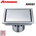 Phễu thoát sàn 15x15cm Ø90 ATMOR AH087