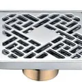 Phễu thoát sàn đồng mạ chrome 10x10cm ATMOR AT-37