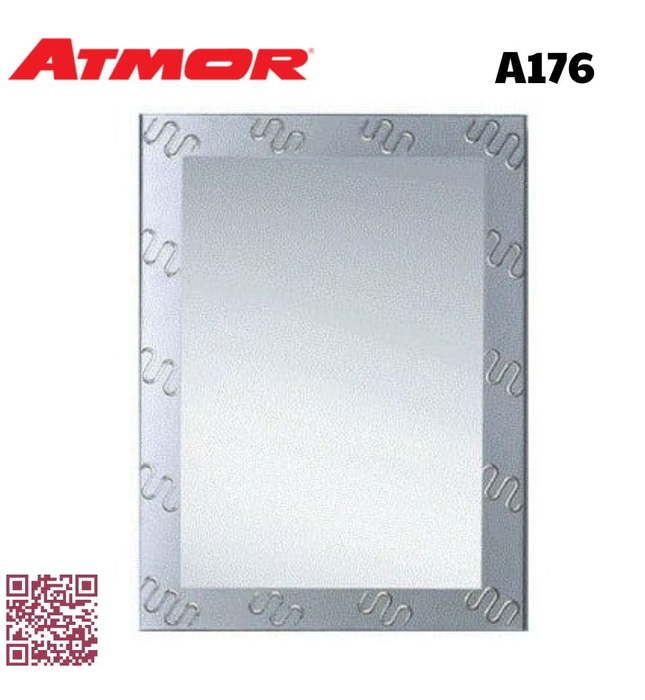 Gương soi phòng tắm hoa văn 60x80cm ATMOR A176