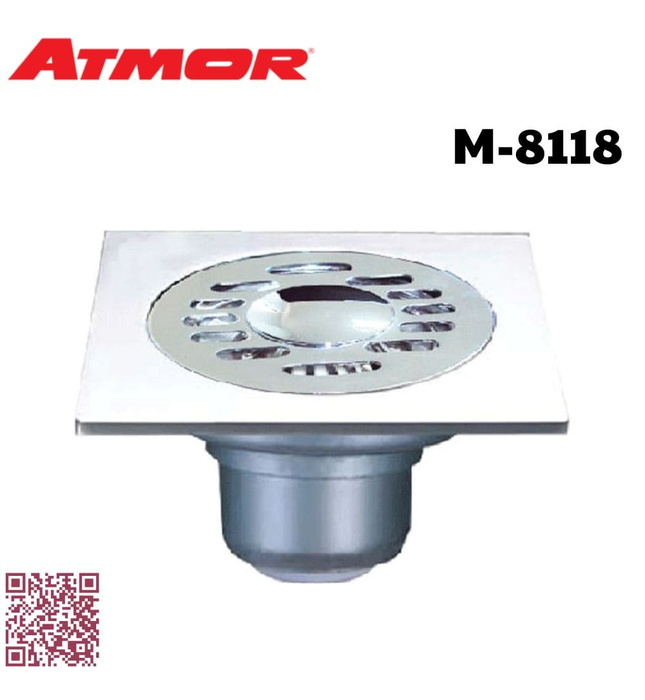 Phễu thoát sàn một chiều Atmor M-8118 (M8118)