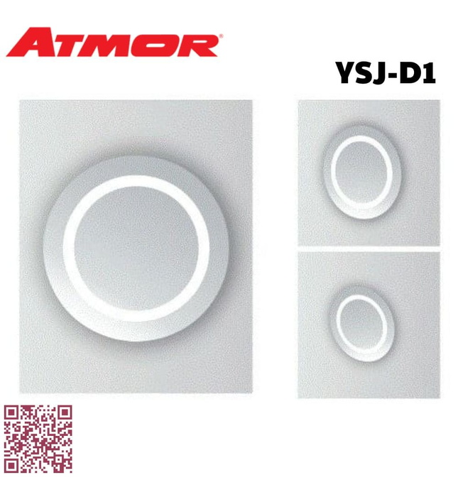 Gương soi đèn LED 62x70cm ATMOR YSJ-D1