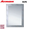 Gương soi phòng tắm hoa văn 60x80cm ATMOR A176