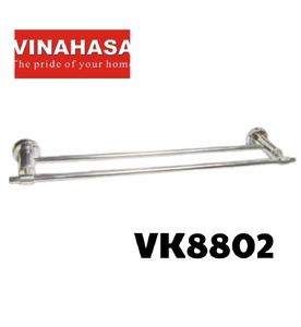 Thanh vắt khăn đôi inox 201 Vinahasa VK8802