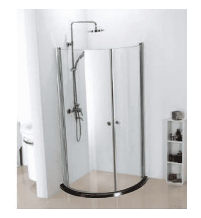 Đế phòng tắm đá marble 900x900mm MANHATTAN Curved Marble