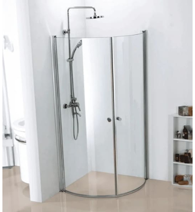 Cabin tắm đứng kính cửa mở 900x900 Manhattan MK4222