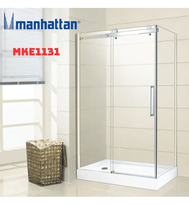 Cabin tắm đứng kính cửa lùa Manhattan MKE1131 