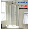 Cabin tắm đứng kính cửa lùa Manhattan ME4142 (900x900)