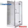 Cabin tắm đứng kính cửa mở Manhattan MW1231 