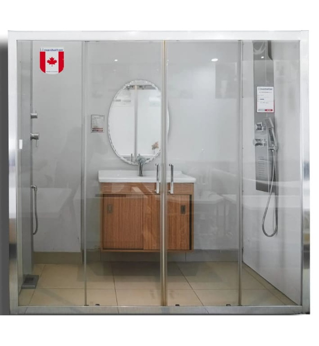 Cabin tắm đứng kính cửa lùa Manhattan MQ6142(2000x1850) 