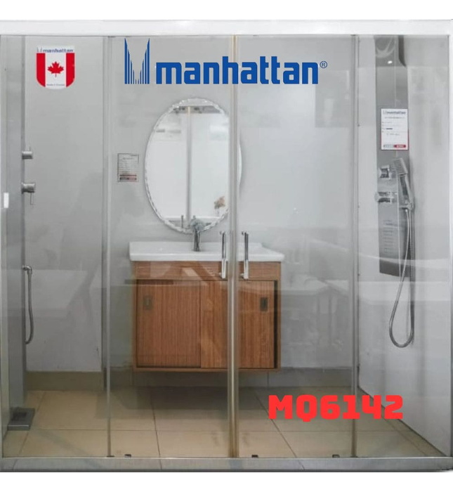 Cabin tắm đứng kính cửa lùa Manhattan MQ6142(2000x1850) 